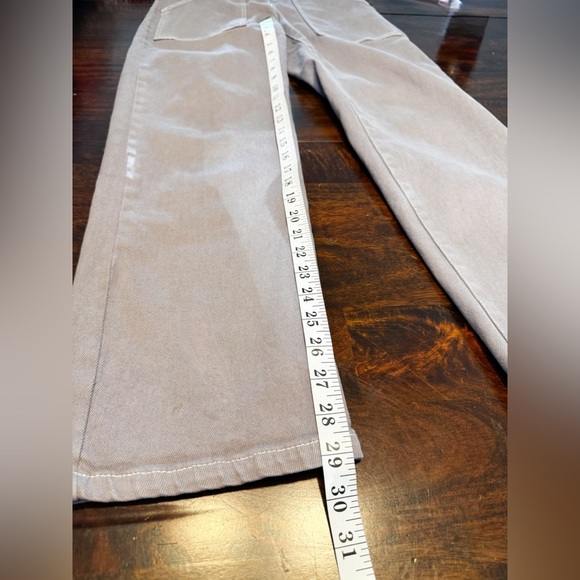 Aritzia Wilfred Free Mid Rise Straight Leg Modern Utility Pants In Beige Size 2 - Picture 8 of 9